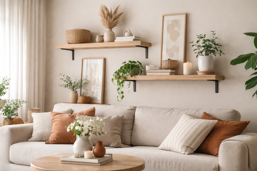 Cum să îmi decorez camera de zi cu rafturi suspendate Cum să îmi decorez camera de zi cu rafturi suspendate?