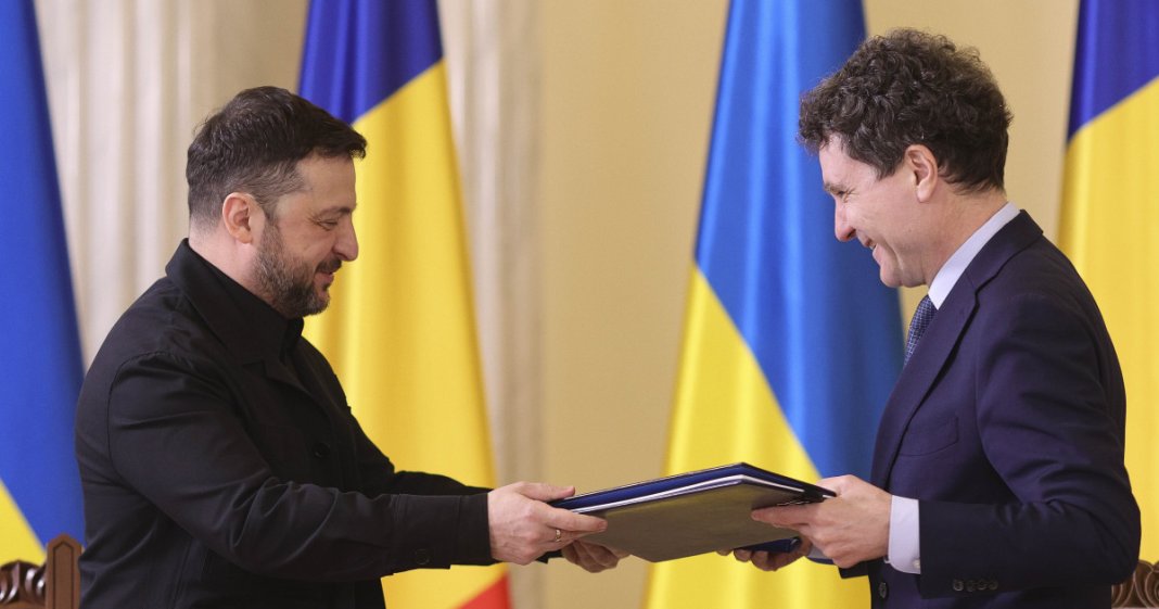 Conținutul colaborării strategice România-Ucraina: Actele parafate de Nicușor Dan și Volodimir...