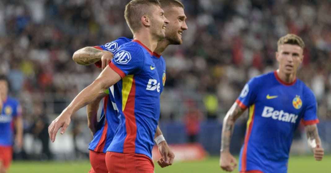 FCSB a fost înfrântă în prelungiri de FK Auda și se pregătește pentru un retur complicat în Conference...