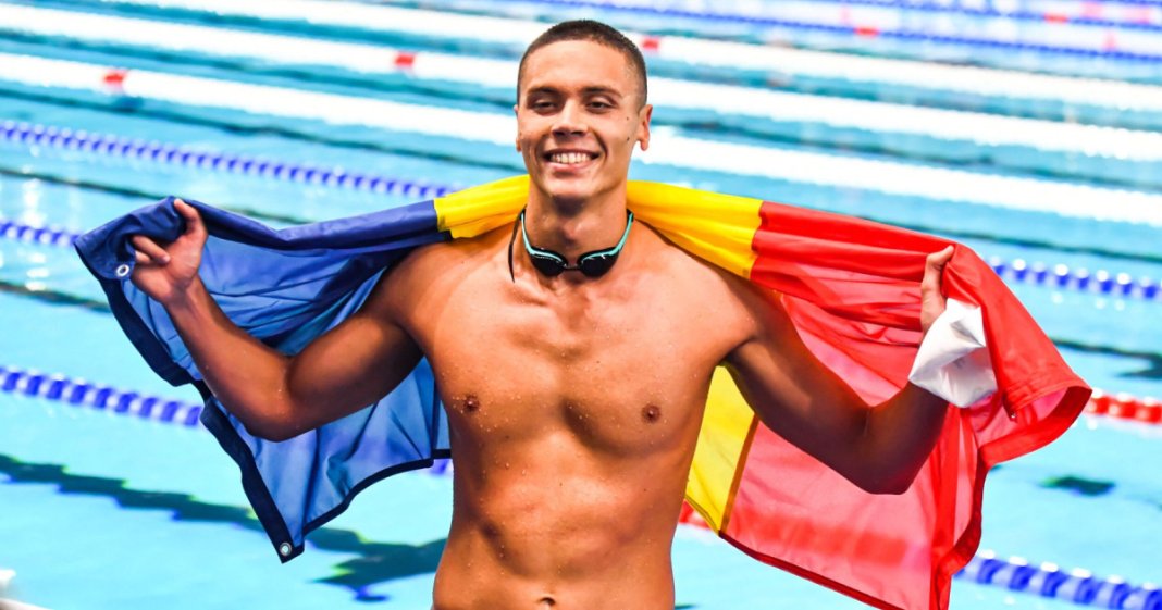 Cât ar putea să primească David Popovici în urma câștigării medaliei de aur la 100 m liber la Campionatul European